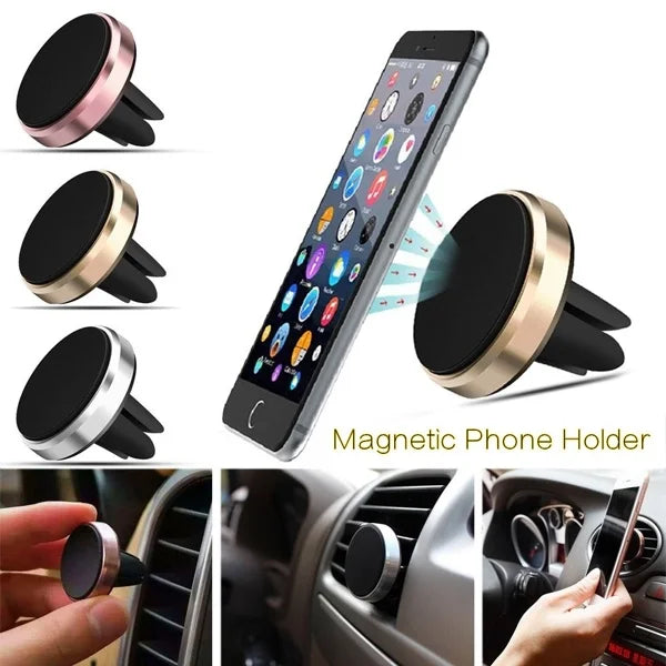 Magnetic Phone Holder For Phone In Car Air Vent Mount Universal Mobile Smartphone Stand Magnet Support Cell Holder For Iphone 7