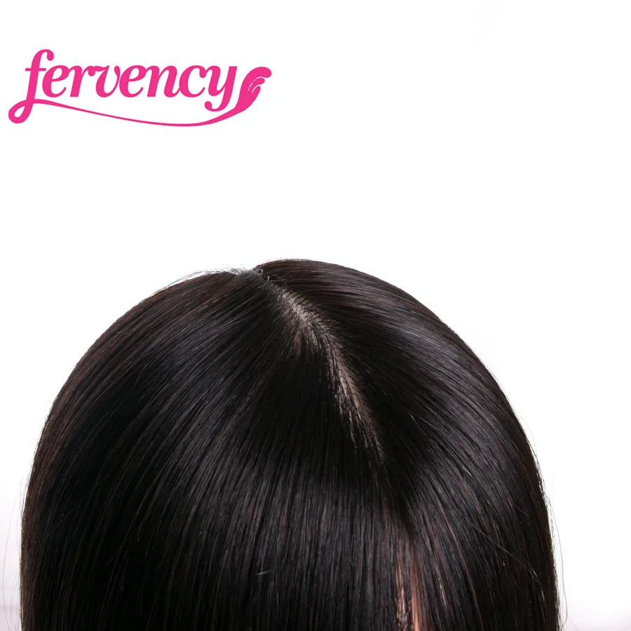 Human Hair Head Dolls for Hairdressers 16'' Brown Training Head Professional Mannequin Can be Curled with Gift