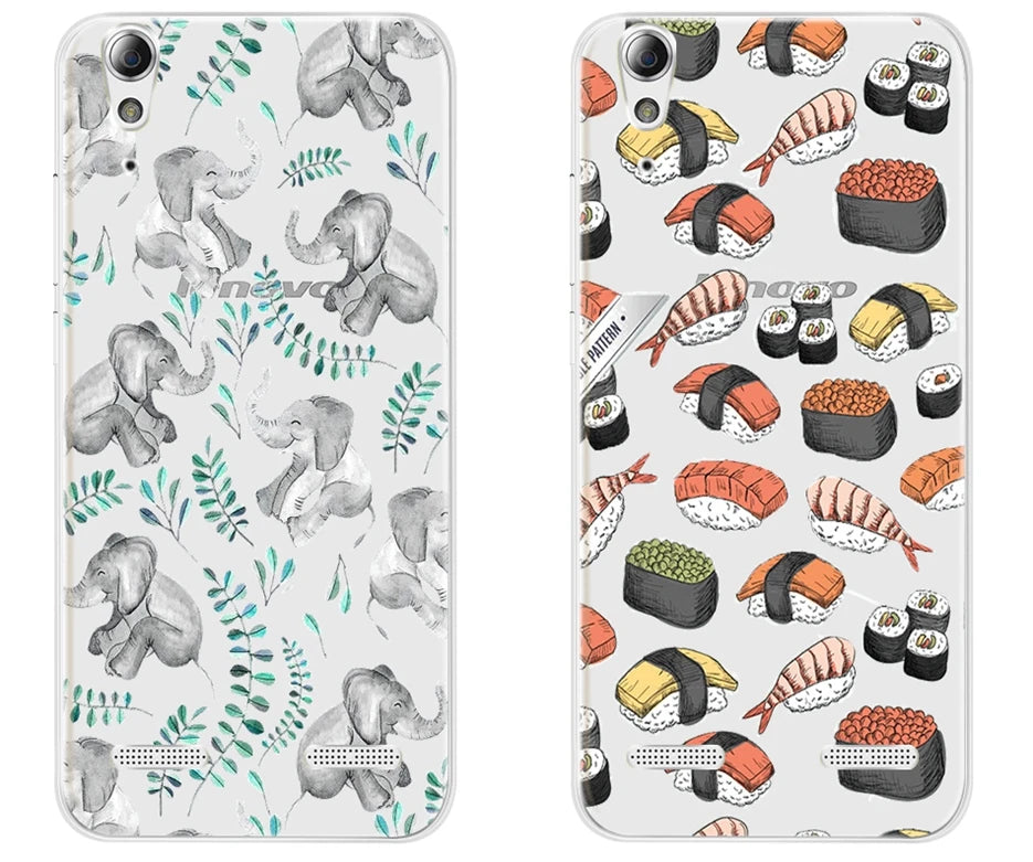 Soft Silicone Case for Lenovo A6000 A6010 Cover Cases for Lenovo Lemon K3 TPU 3D Relief Patterned Cover For Lenovo K3 K30-T Capa