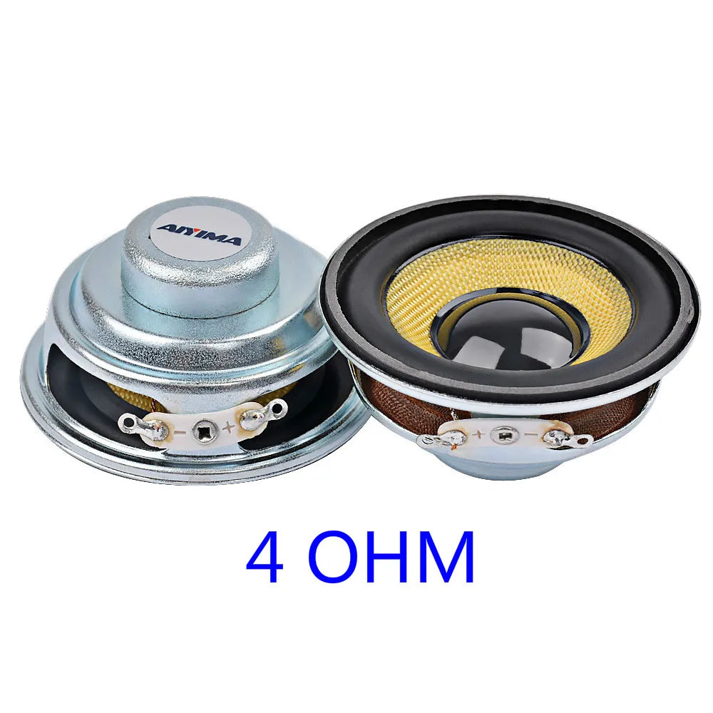 AIYIMA 2Pc Mini Audio Portable Speaker 52MM 4 8 Ohm 5W Waterproof Glassfiber Full Range Bluetooth Speaker DIY Home Sound Theater