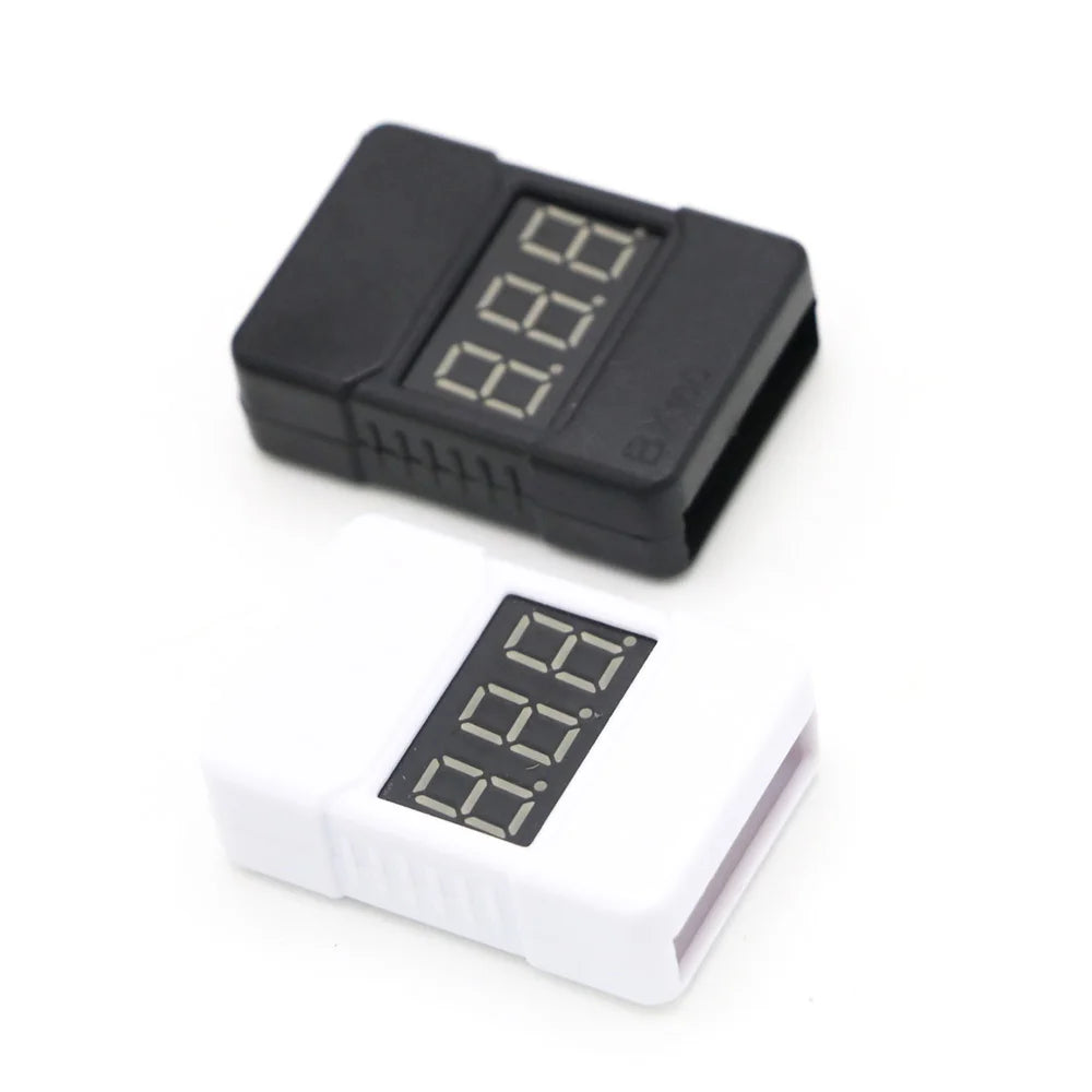 BX100 1-8S Lipo Battery Voltage Tester/ Low Voltage Buzzer Alarm/ Battery Voltage Checker with Dual Speakers