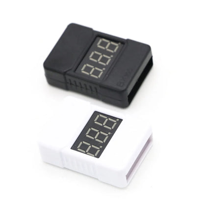 BX100 1-8S Lipo Battery Voltage Tester/ Low Voltage Buzzer Alarm/ Battery Voltage Checker with Dual Speakers