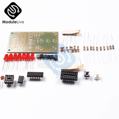 Electronic Dice  CD4017 NE555 LED Module DIY Kit 5mm Red LED 4.5-5V ICSK057A Electronic Module Fun Diy Electronic
