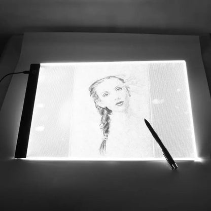 A3 A4 A5 Dimmable Graphics Drawing Tablet USB LED Light Box Copy Board Pad Electronic Art Graphic Painting Writing Pad  Table