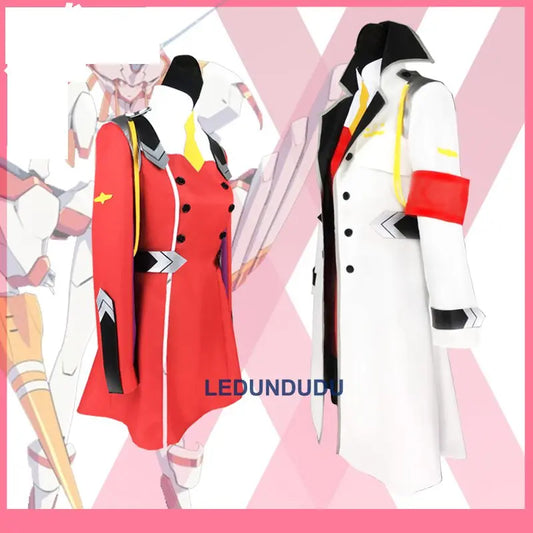 Anime Code 002 Uniform Outfit Suit Women Party Dress Cloaks Coat Cosplay Costume Halloween Clothes