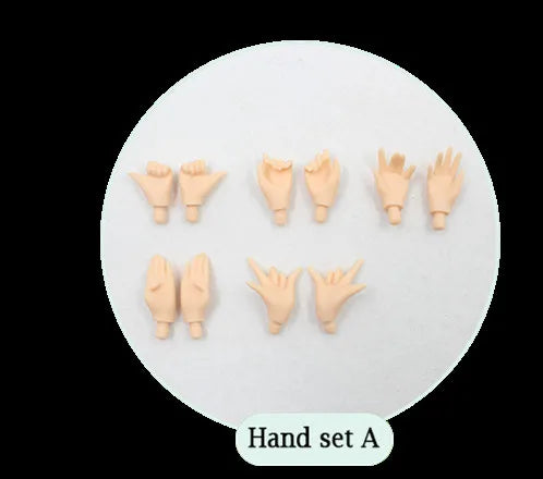 ICY DBS Blyth Hand Set for the Joint body white ,flesh,tan,black,super black skin 1/6 BJD