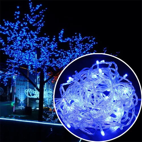 LED String Lights Holiday Lighting 10M 100LEDs AC110V/220V EU Xmas Wedding Party Christmas Decorations Light Fairy Garland Lamps