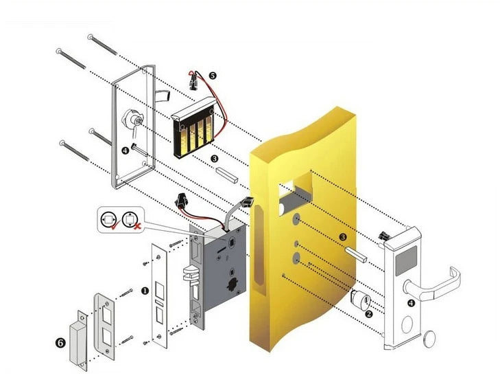 Smart hotel door locks