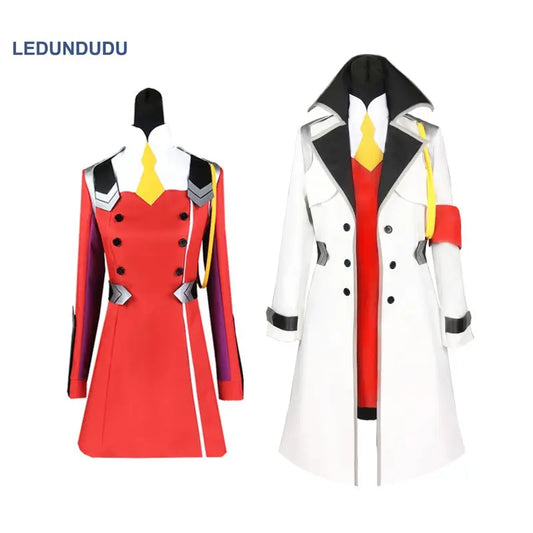 Anime Code 002 Uniform Outfit Suit Women Party Dress Cloaks Coat Cosplay Costume Halloween Clothes