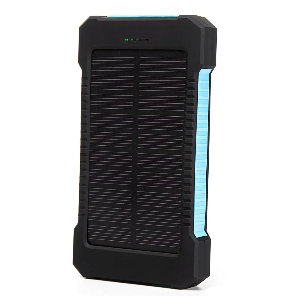 20000mAh Portable External Battery Solar Power Bank Double USB Fast Charging Powerbank Phone Charger For Smart Mobile Phone