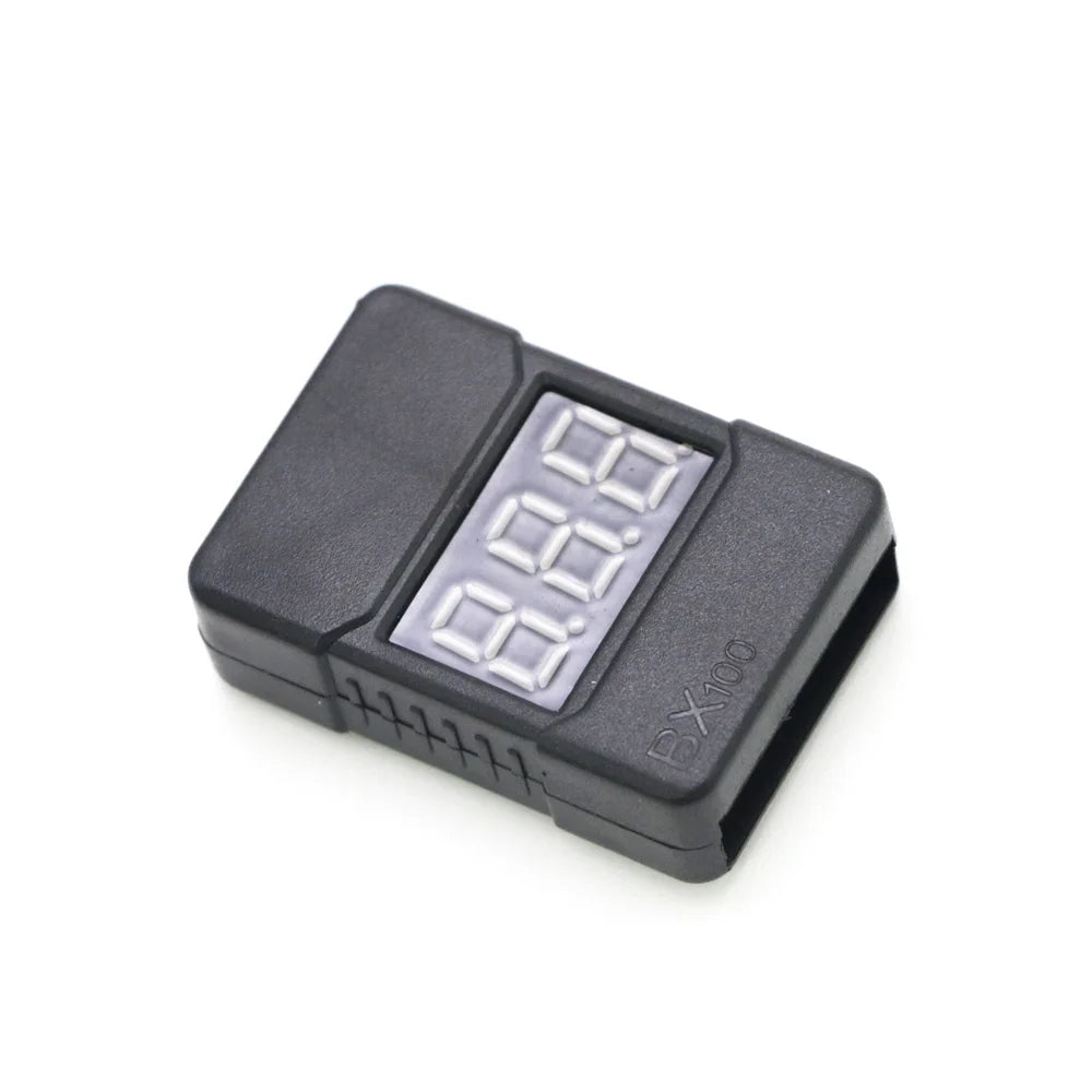 BX100 1-8S Lipo Battery Voltage Tester/ Low Voltage Buzzer Alarm/ Battery Voltage Checker with Dual Speakers