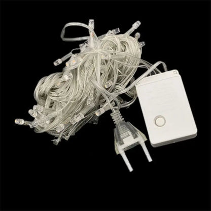 LED String Lights Holiday Lighting 10M 100LEDs AC110V/220V EU Xmas Wedding Party Christmas Decorations Light Fairy Garland Lamps