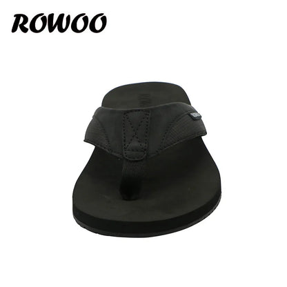 2024 New Arrival Men Flip Flops Summer Fashionable Slippers Non-Slip Sandals PU Leather Soft Footwear Comfortable Wholesale