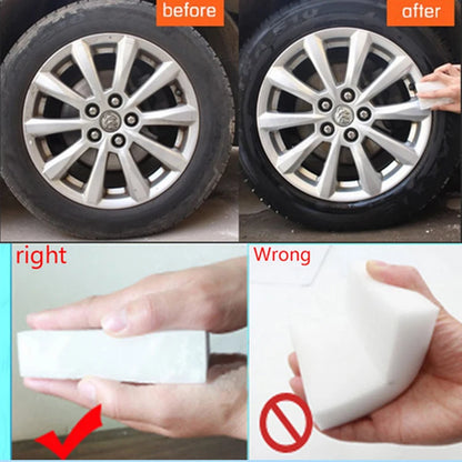 20pcs White  Sponge Melamine Sponge Eraser Eraser Cleaner Cleaning Sponges for Kitchen Bathroom Cleaning Tools  Dropsipping