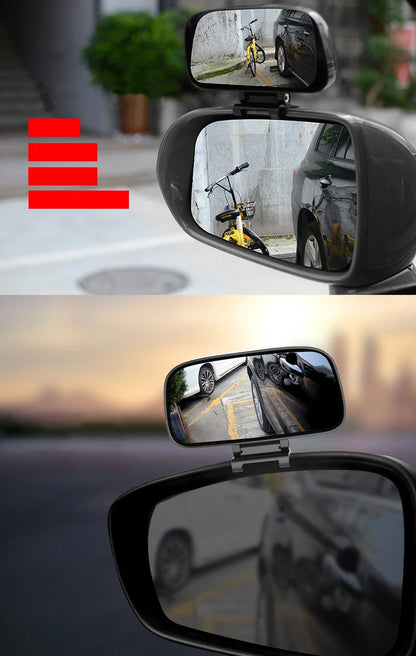YASOKRO Car Blind Spot Mirror Wide Angle Mirror Adjustable Convex Rearview Mirror for Safety Parking Car Mirror YSR039