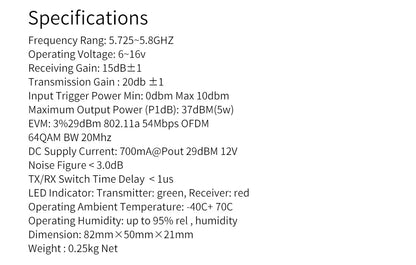 Comfast High Power Wifi Amplifier 2.4Ghz 4W Wi-fi Signal Booster&5.8G 5W Wi-Fi Router Extend Wireless Wi fi Range Extender