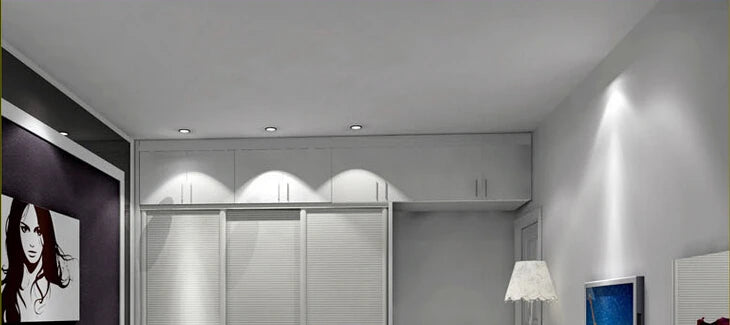 LED downlights  White round  Led spot COB Ceiling led downlight 7W 9w 12w 15w 20w rotating 110/220V surface mounted Indoor Light