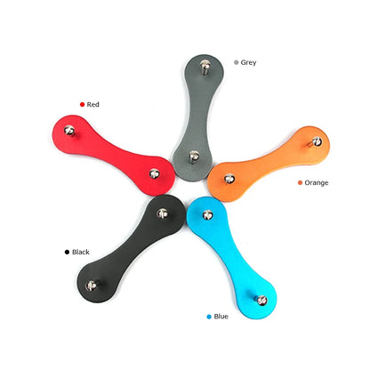 Smart Key Holder Compact Keychain Gadget Pocket Key Organizer Key Ring Clip Carabiner Folder EDC Tool Container For 2 to 15 Keys