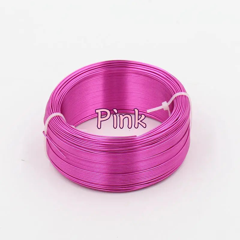 100m/Roll 1mm Diameter Soft Colored Aluminum wire For DIY Handmade Crafts Accessories Modeling materials