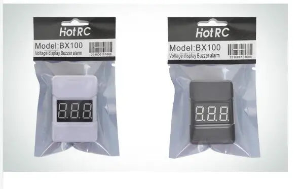 BX100 1-8S Lipo Battery Voltage Tester/ Low Voltage Buzzer Alarm/ Battery Voltage Checker with Dual Speakers