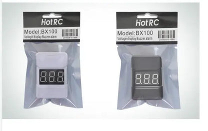 BX100 1-8S Lipo Battery Voltage Tester/ Low Voltage Buzzer Alarm/ Battery Voltage Checker with Dual Speakers