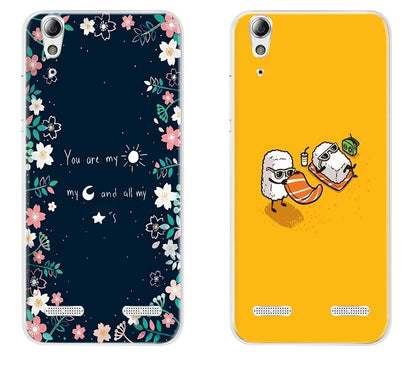 Soft Silicone Case for Lenovo A6000 A6010 Cover Cases for Lenovo Lemon K3 TPU 3D Relief Patterned Cover For Lenovo K3 K30-T Capa