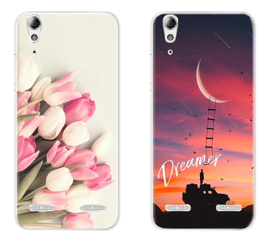 Soft Silicone Case for Lenovo A6000 A6010 Cover Cases for Lenovo Lemon K3 TPU 3D Relief Patterned Cover For Lenovo K3 K30-T Capa