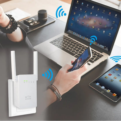 Wireless Router WIFI Repeater 300M Dual Antennas Signal Booster Range Extender Wi-fi 802.11N Network EU/US/UK/AU Wall plug