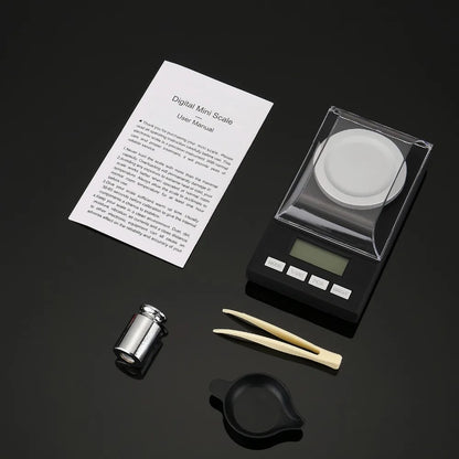 1PC Precision Jewelry Scale Electronic Scale Gold Experiment Scale Electronic Balance 0.001g 100g Carat Mini Electronic Scale