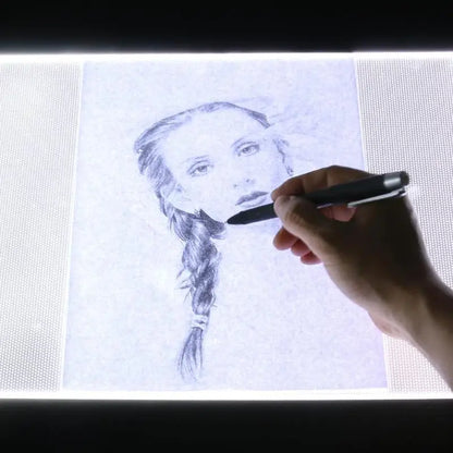 A3 A4 A5 Dimmable Graphics Drawing Tablet USB LED Light Box Copy Board Pad Electronic Art Graphic Painting Writing Pad  Table