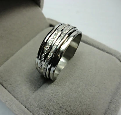 20Pcs Vintage Rotatable Styles Women Steel Ring For Women and Men Jewelry Lot Bulks  LR052