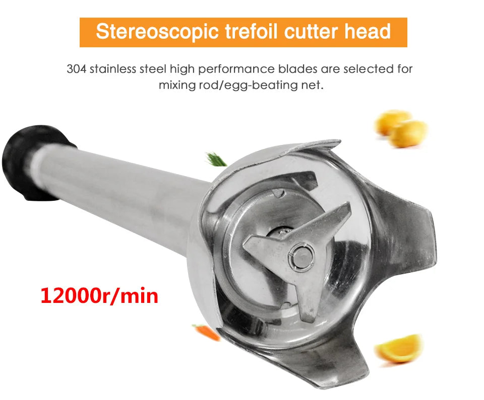 XEOLEO Commercial Hand blender 1000W Heavy duty Stick bar Immersion Blender Stirrer machine Mashing machine for Soup smoothie