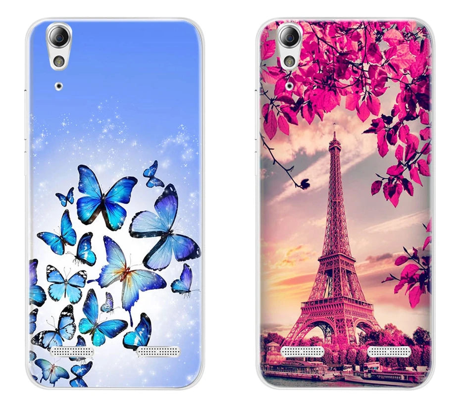 Soft Silicone Case for Lenovo A6000 A6010 Cover Cases for Lenovo Lemon K3 TPU 3D Relief Patterned Cover For Lenovo K3 K30-T Capa
