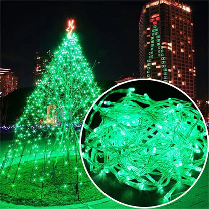 LED String Lights Holiday Lighting 10M 100LEDs AC110V/220V EU Xmas Wedding Party Christmas Decorations Light Fairy Garland Lamps