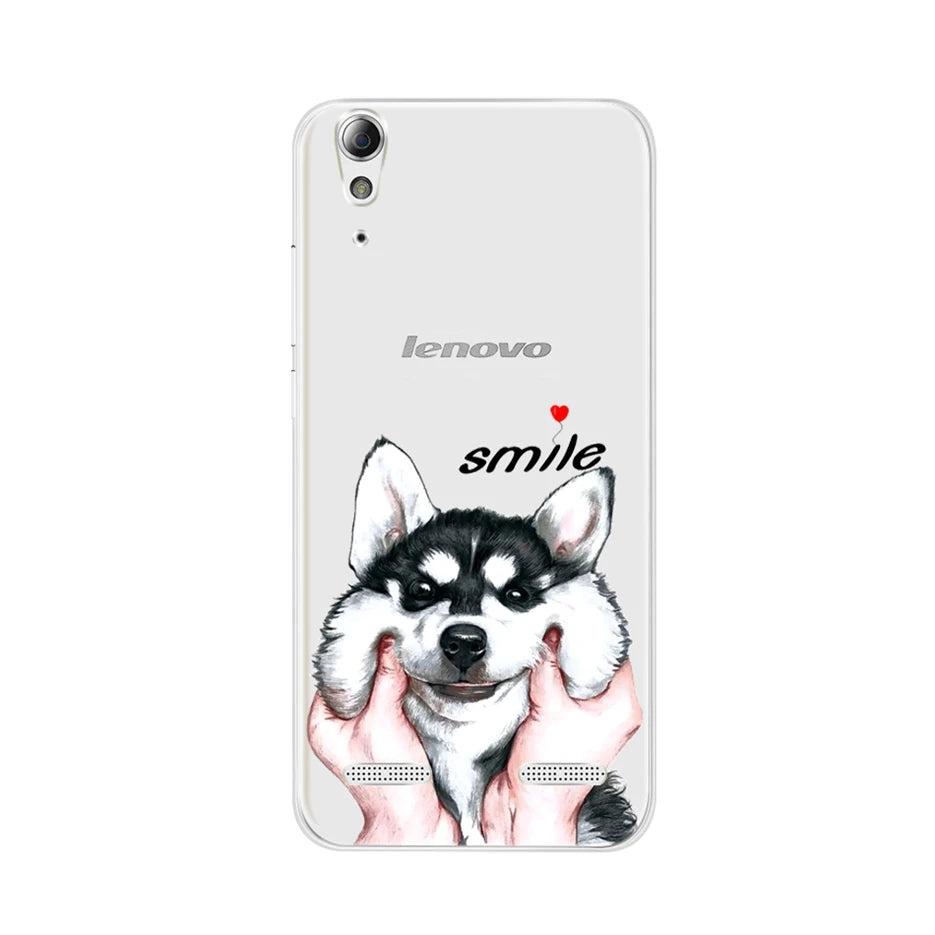 Soft Silicone Case for Lenovo A6000 A6010 Cover Cases for Lenovo Lemon K3 TPU 3D Relief Patterned Cover For Lenovo K3 K30-T Capa