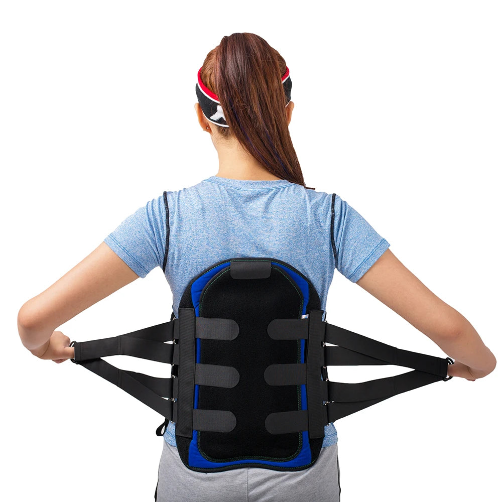 American Style Lumbar Sacral Back Brace Lumbosacral Corset Spinal Orthosis Support Belt LSO Brace
