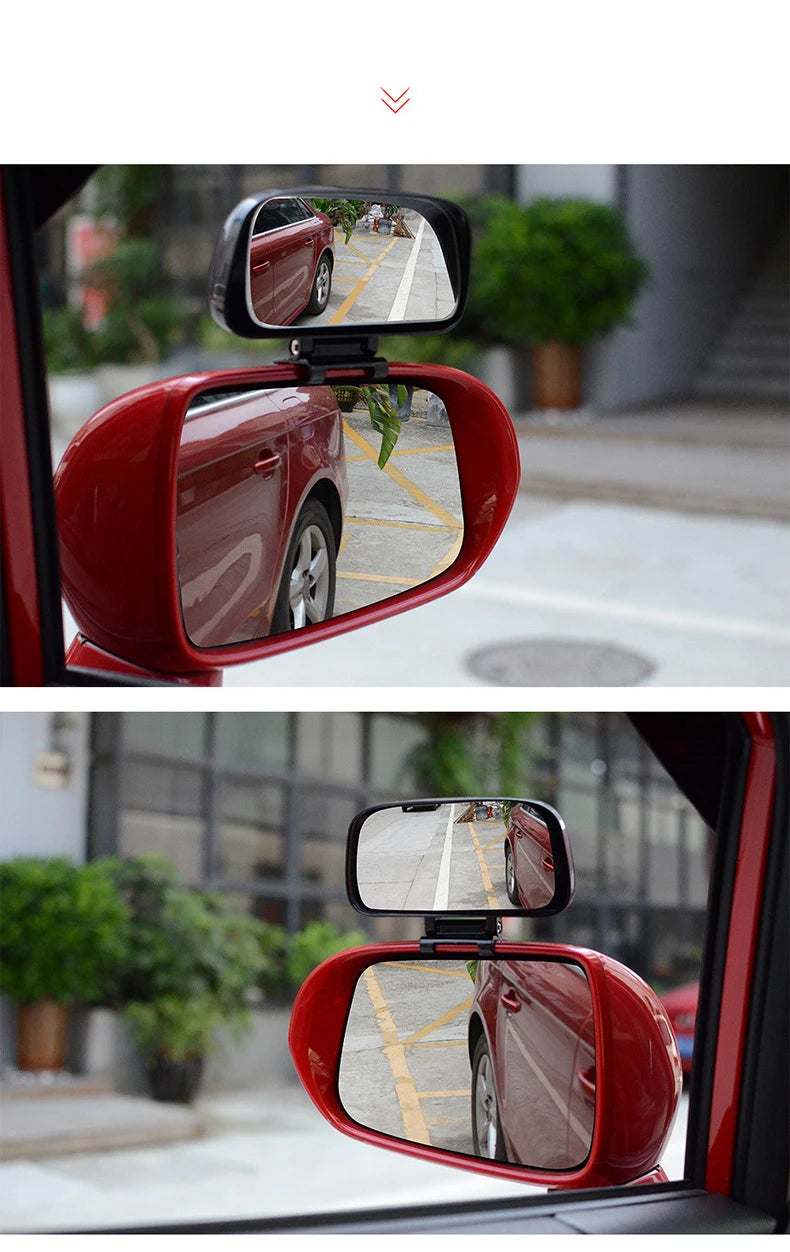YASOKRO Car Blind Spot Mirror Wide Angle Mirror Adjustable Convex Rearview Mirror for Safety Parking Car Mirror YSR039