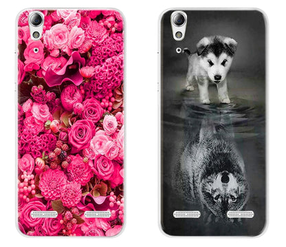 Soft Silicone Case for Lenovo A6000 A6010 Cover Cases for Lenovo Lemon K3 TPU 3D Relief Patterned Cover For Lenovo K3 K30-T Capa