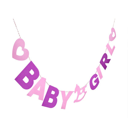 3M Baby Shower Baby Boy Girl Felt Banner Party Decoration Bunting Party Favor Party Supplies birthday party decorations kids