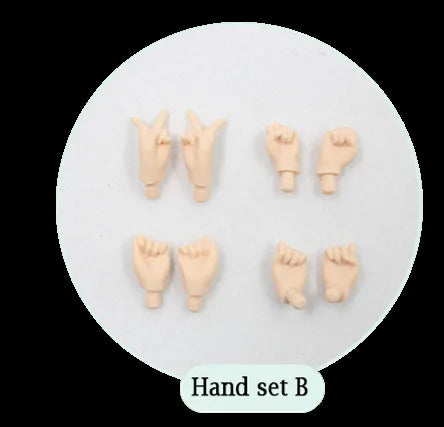 ICY DBS Blyth Hand Set for the Joint body white ,flesh,tan,black,super black skin 1/6 BJD