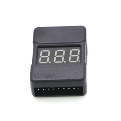 BX100 1-8S Lipo Battery Voltage Tester/ Low Voltage Buzzer Alarm/ Battery Voltage Checker with Dual Speakers