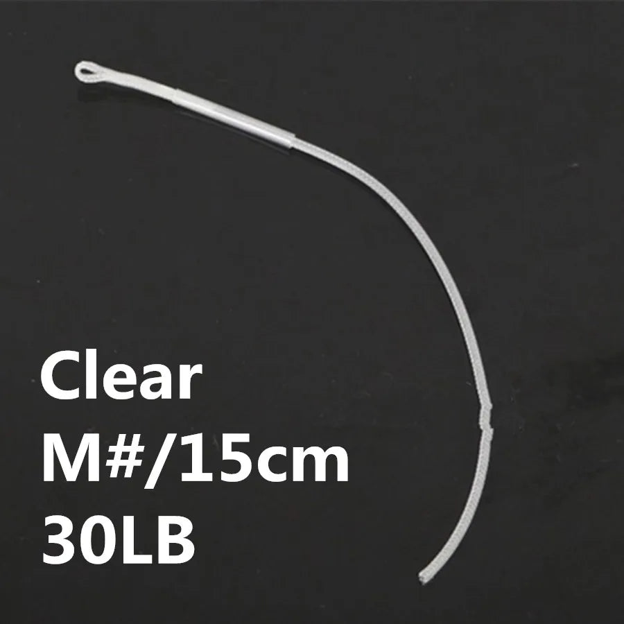 5 Pieces/Lot 30lb 50LB New Nylon Braided Loop Line Fly Fishing Line Loop Connector