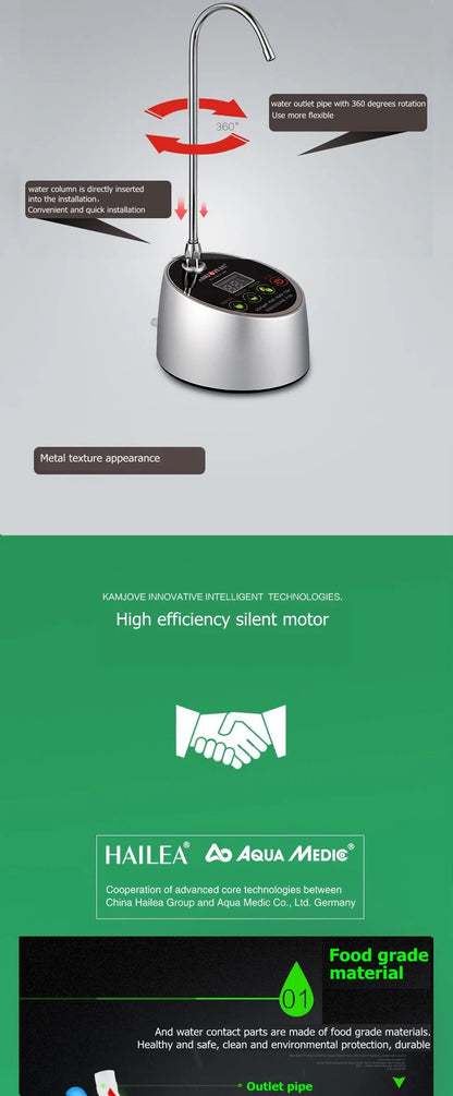 Electric Water Dispenser Drinking Water Pump Desktop Water Dispenser Intelligent Bottled Water Electric Water Press Pump 12V