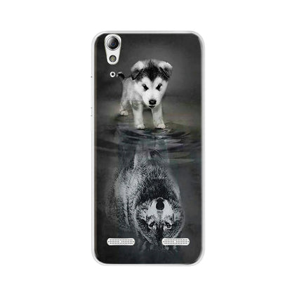 Soft Silicone Case for Lenovo A6000 A6010 Cover Cases for Lenovo Lemon K3 TPU 3D Relief Patterned Cover For Lenovo K3 K30-T Capa