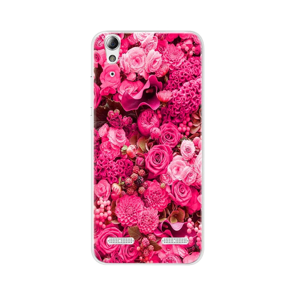 Soft Silicone Case for Lenovo A6000 A6010 Cover Cases for Lenovo Lemon K3 TPU 3D Relief Patterned Cover For Lenovo K3 K30-T Capa