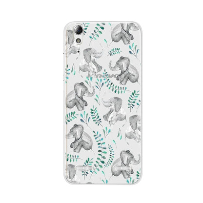 Soft Silicone Case for Lenovo A6000 A6010 Cover Cases for Lenovo Lemon K3 TPU 3D Relief Patterned Cover For Lenovo K3 K30-T Capa