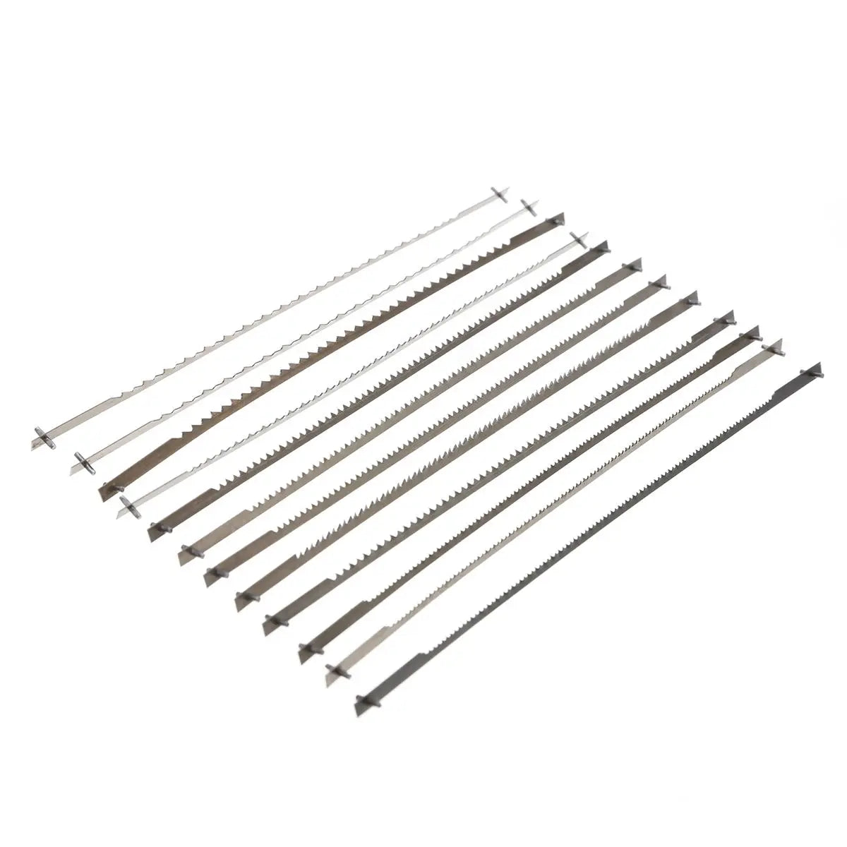 12x Pinned Scroll Saw Blades Woodworking Power Tools Accessories 127mm