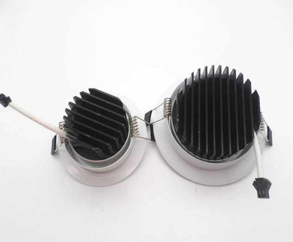 LED downlights  White round  Led spot COB Ceiling led downlight 7W 9w 12w 15w 20w rotating 110/220V surface mounted Indoor Light