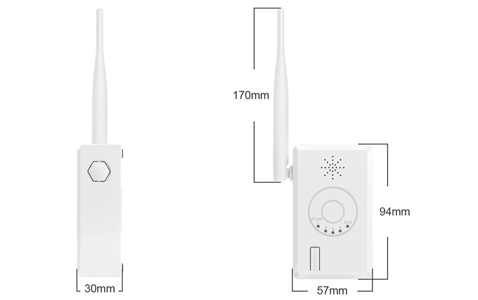2.4G Wifi IPC Router Extend WiFi Range for Home Security Camera System Wireless ANRAN Wifi Signal Booster