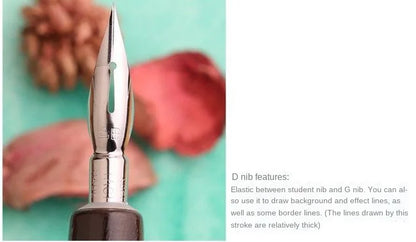 Japanese craftsman nikko TACHIKAWA comic nib G/D/round/student/whistle nib Painting, stationery, student supplies